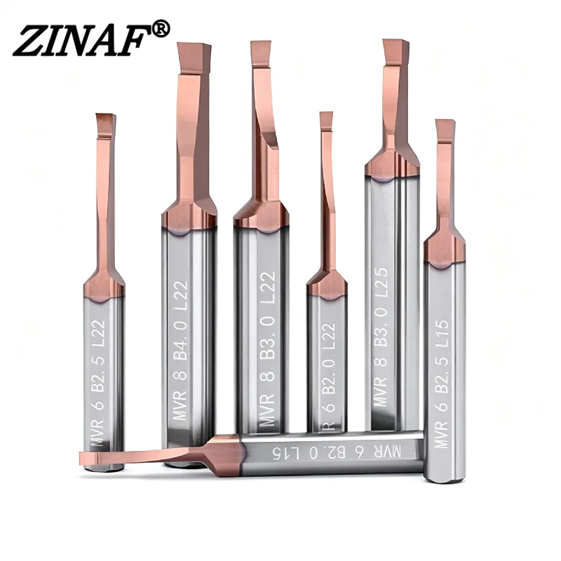 MVR MVR6 MVR8 end face deep groove cutter small hole boring cutter slot cutting tool micro seismic-resistant end face slotting