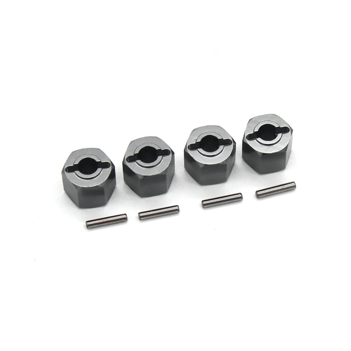 Adaptador de cubo hexagonal de rueda de Metal, 12mm, para ZD Racing DBX-10 DBX10 1/10 RC, accesorios de actualización de coche, gris