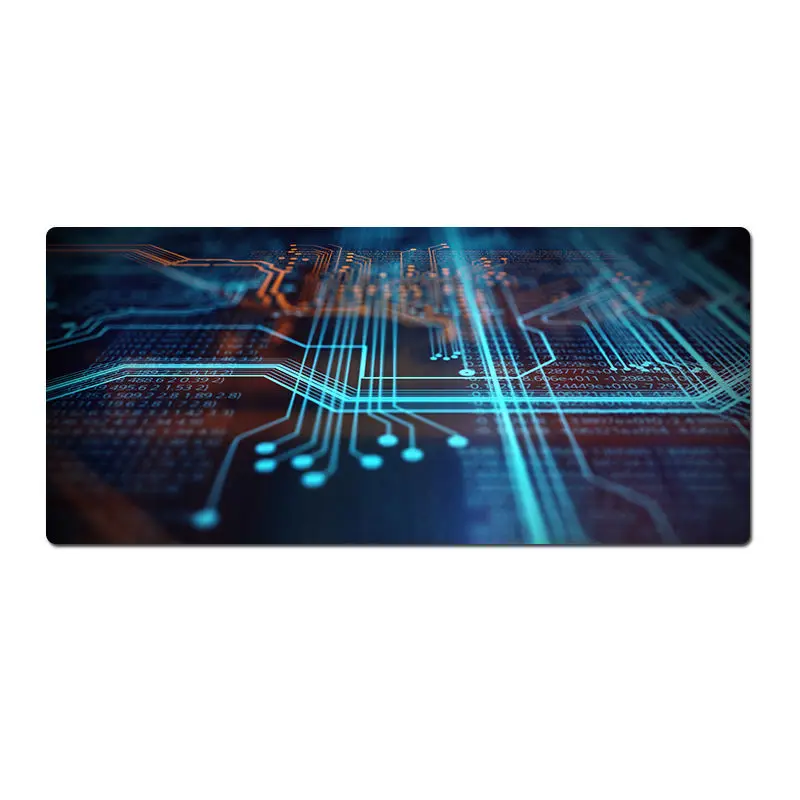 Circuit Board Creative Gaming Mouse Pad Mousepad Gamer Desk Mat Keyboard Pad Large Carpet Computer Table Surface for Accessories