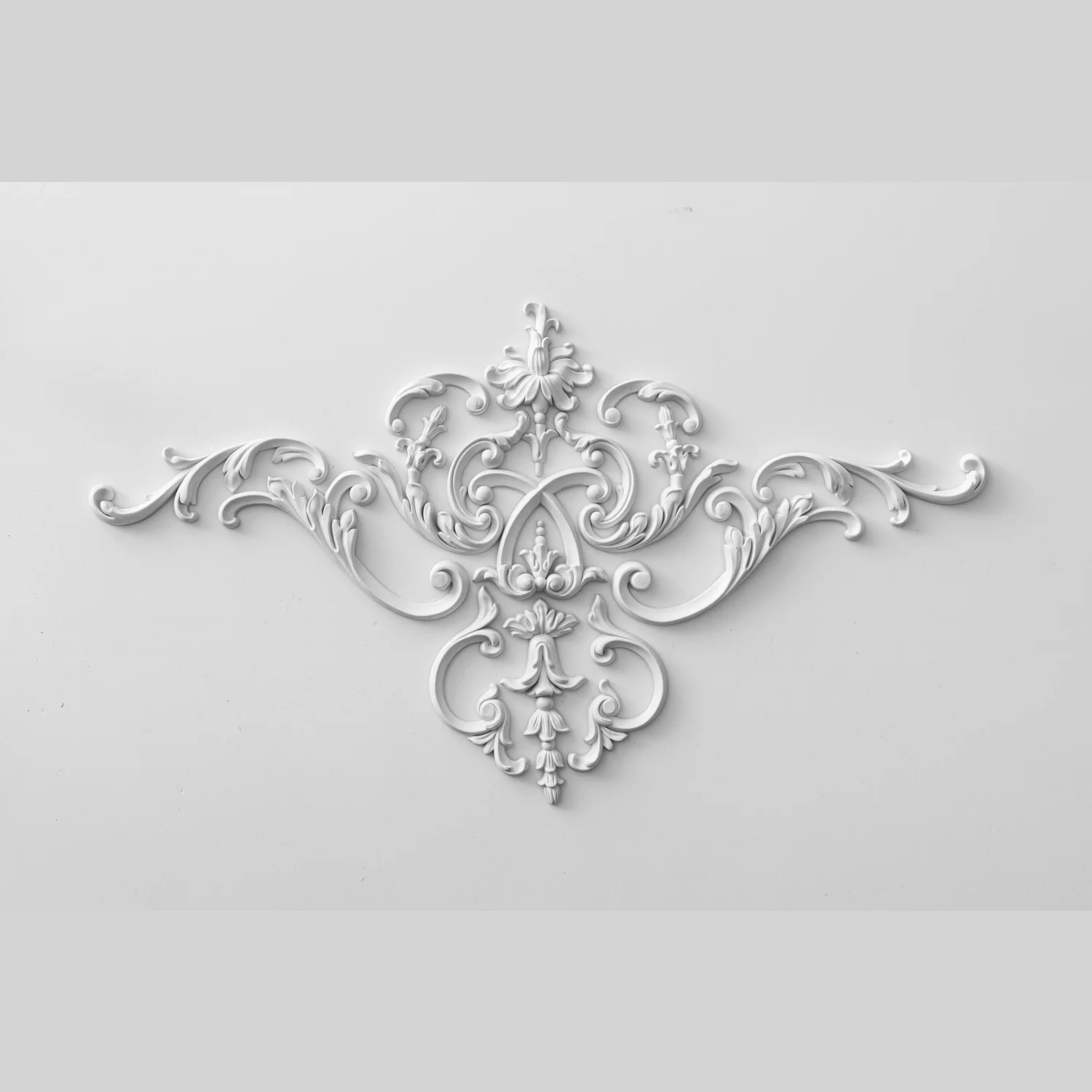 JMZ38 PU Carved Corner Ornament For Indoor Decoration, Bedroom, Kitchen, Living Room