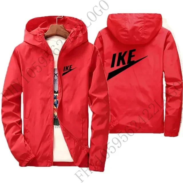 

Trendy 2025 Spring and autumn casual men's fashion jacket outdoor wild fishing waterproof zipper men's and women's hooded coat