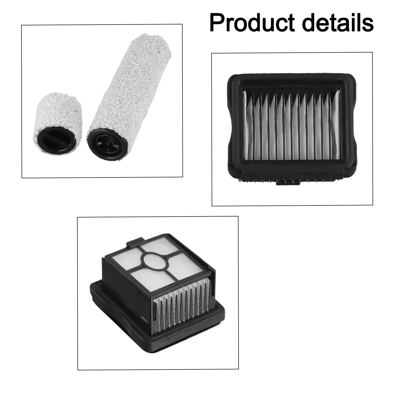 Filter Brush Roller Accessory for EUREKA for rapidwash 630 Vacuum Cleaner Provides Long Term Durability and Floor Safety