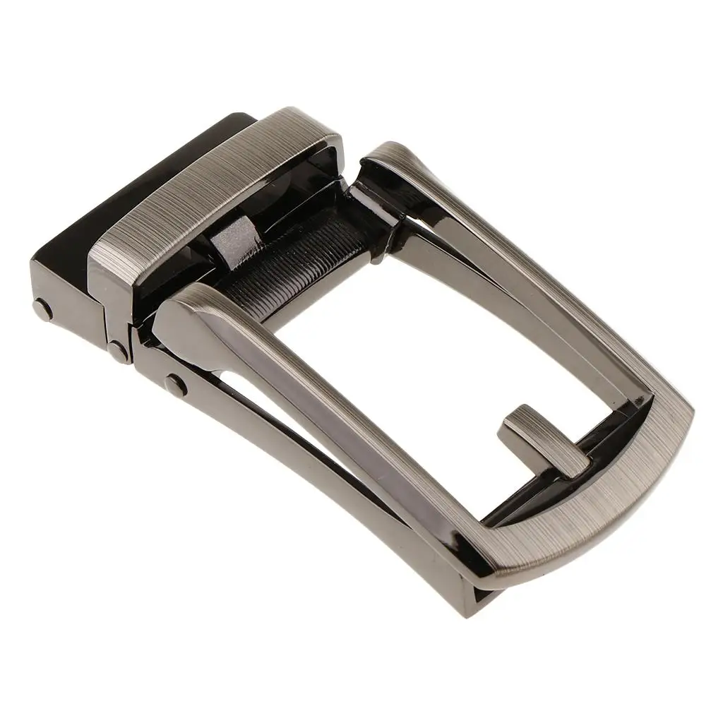 Durable Alloy Belt Buckle for Men 3.8cm Wide Replacement Automatic Slide Accessories for Leather Ratchet Belts