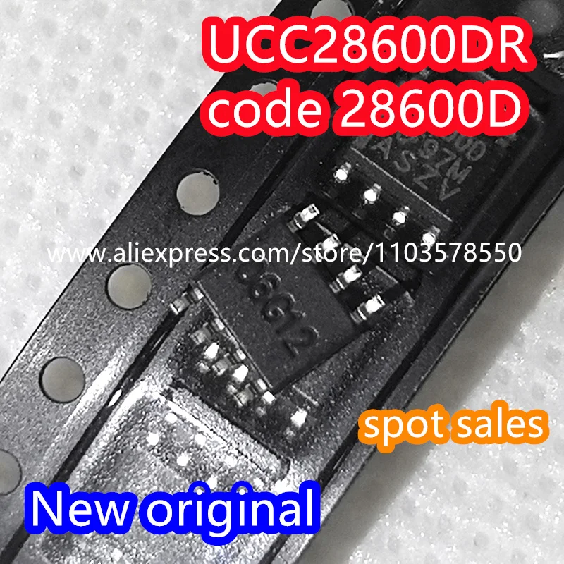 (10PCS) New original UCC28600DR UCC28600D package SOP8 code 28600D quasi resonant flyback green mode controller IC chip 286000