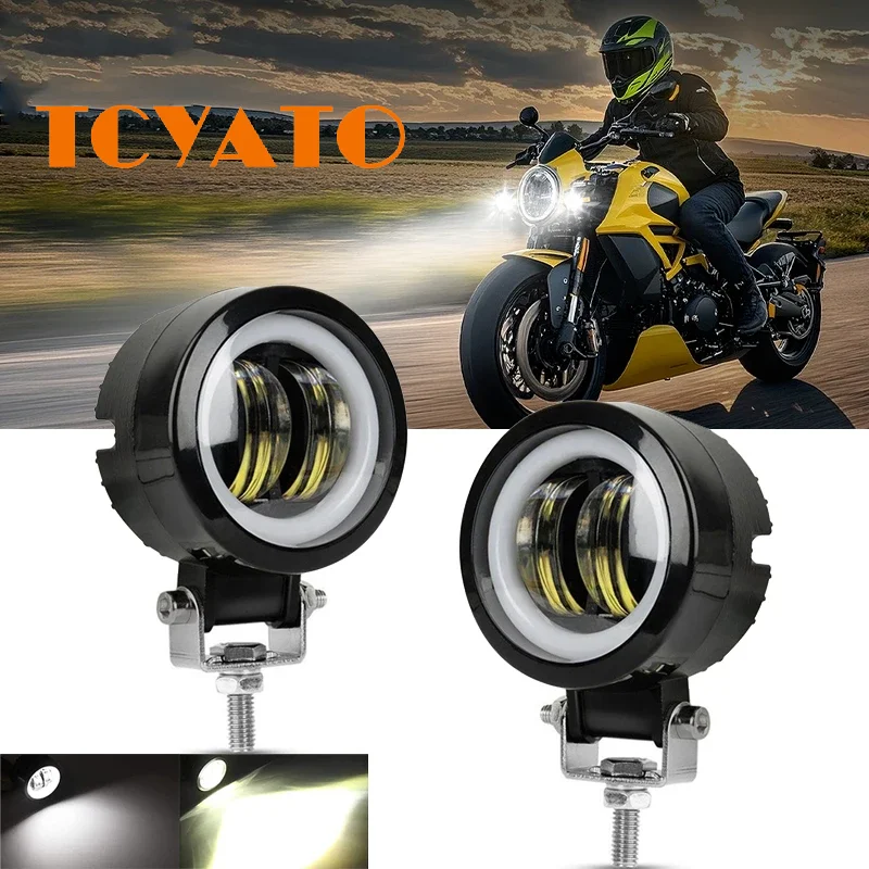 

TCYATO Fog square headlight for auto/motor vehicles and electric scooters Arctic 12-30V, Arctic V3+, 3 lenses, 1 piece