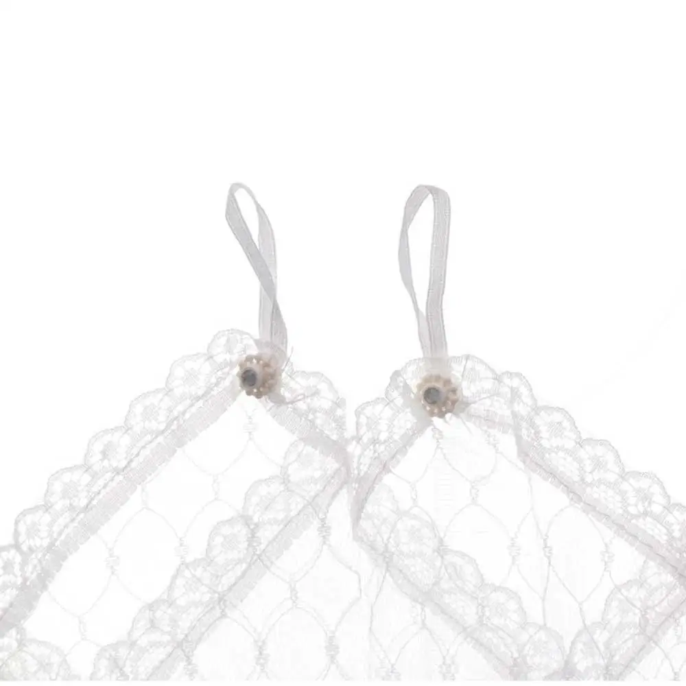 Mitaines de mariée pour femmes et filles, accessoires flexibles et élégants, protection solaire, gants blancs avec nœud en dentelle, à volants