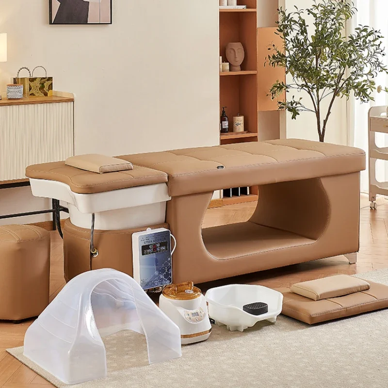 

Thai Shampoo Bed Reclining Salon Chair Spa Hair Water Hoop Hairdressing Hairstyle Hairdresser Washbasin Beauty Washing Equipment