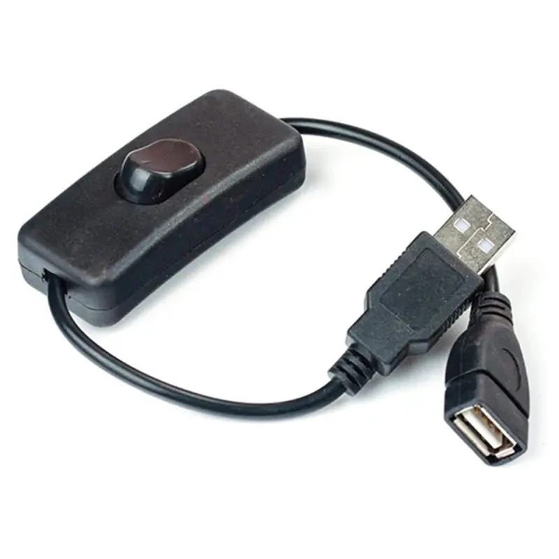 1/5/10pcs USB 5V 28cm USB Cable Male to Female with Switch Extension Cable with On/Off Power Switch for 5V 2835 5050 LED Strips