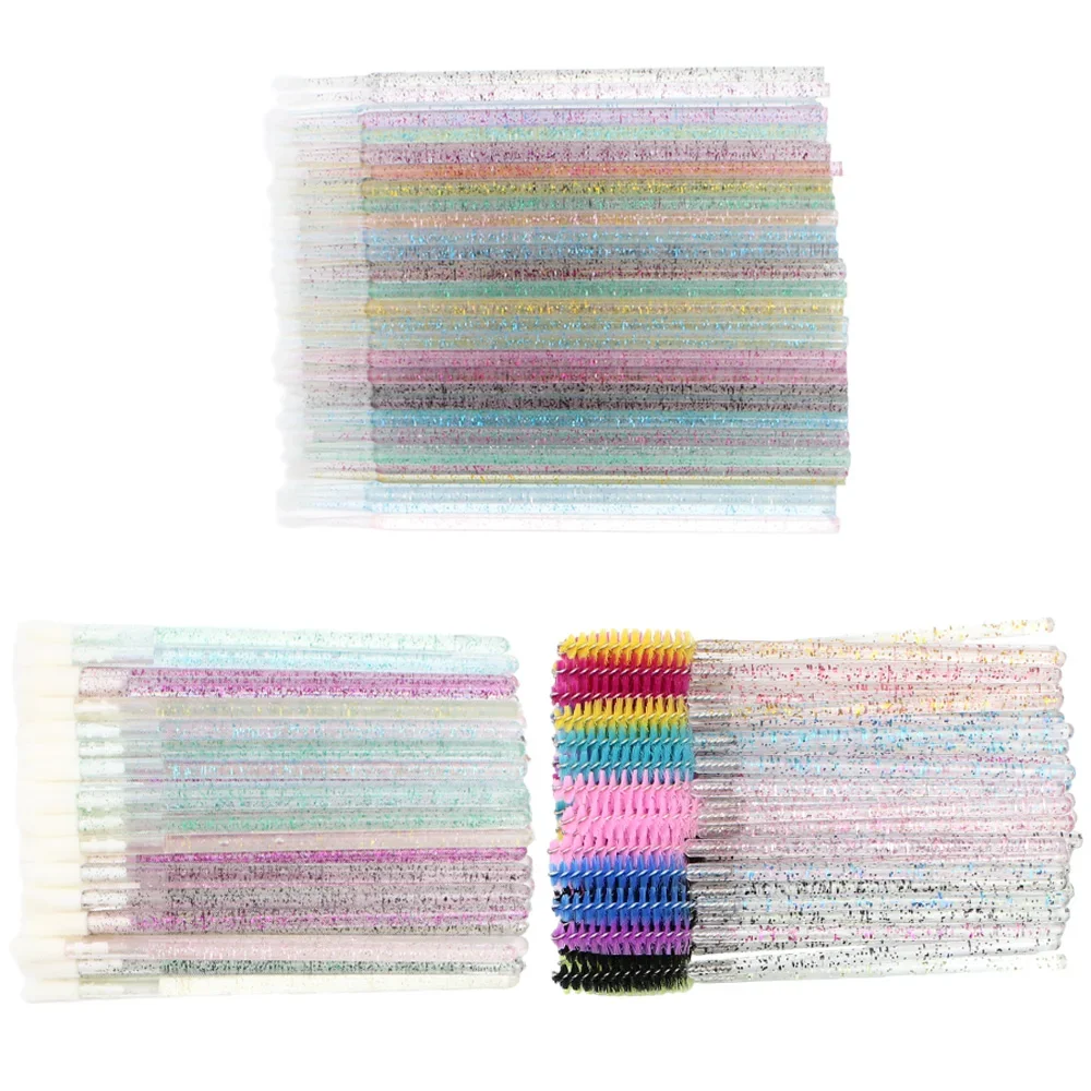 200 قطعة مجموعة فرش المتاح عصي الماسكارا الشفاه فرش Microbrush قضيب مسحة ل رمش تمديد الحاجب أدوات ماكياج