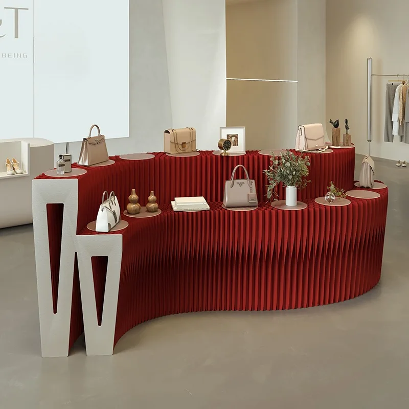 

Shelf Display Cabinet Taichung Island Offline Physical Sample Jewelry Model Products Multi-layer Display Rack Storage