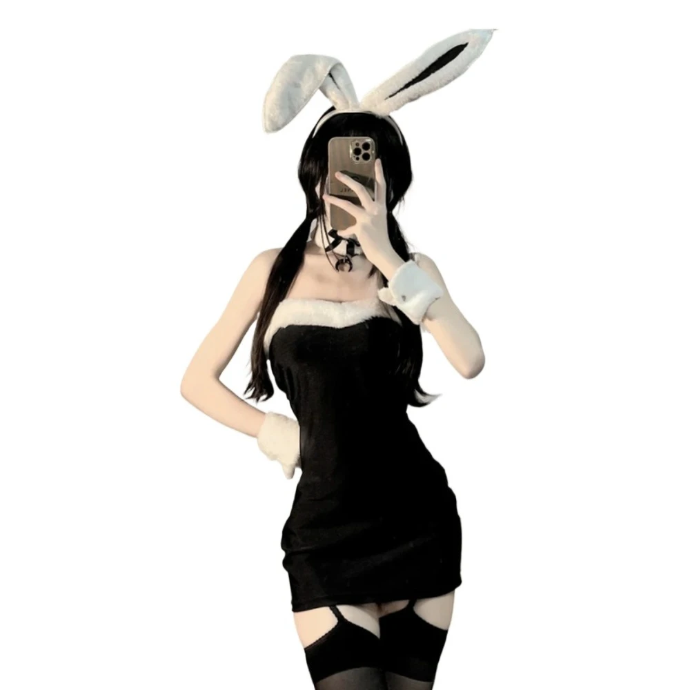 

Onlyfans Bunny Girl Faux Leather Material Rabbit Woman Set Good Quality Can Wear Out To Comic Show Kawaii Cosplay Sexy Costume
