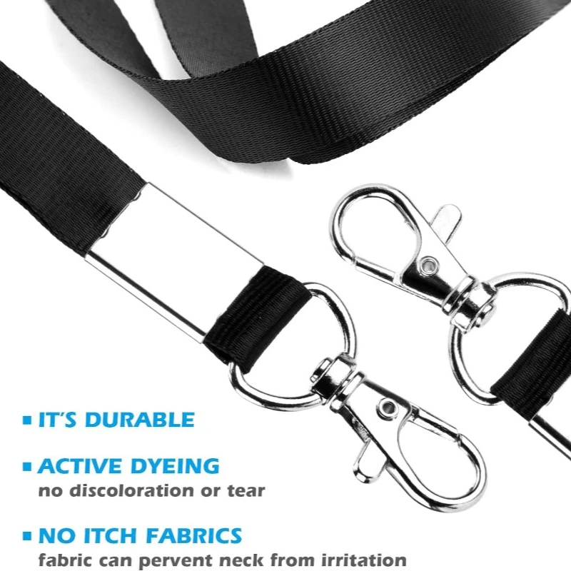 Transparent Working Permit Case Badge Holder Soft Pass Work Card Cover Case with Lanyard Exhibition ID Card Holder Staff Nurse