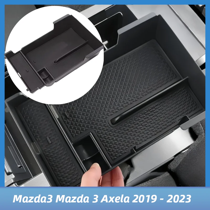 

Car Armrest Box Storage Box Tray for Mazda3 Mazda 3 Axela 2019 - 2023 Central Control Storage Box Case Holder Accessories