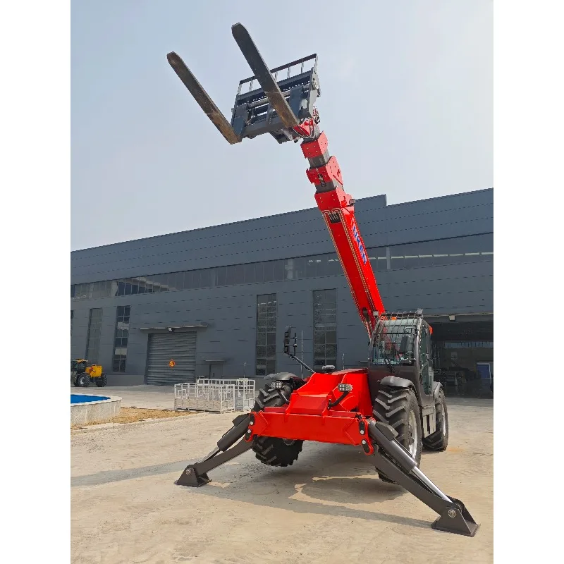 Hot Sale Large Capacity Diesel Telehandler Forklift for Family Farm Telescopic Handler Forklift