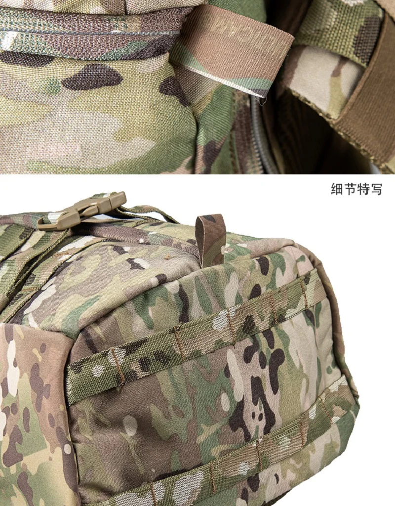 30L 2Days Tactical Commuting EDC Double-Shoulder Carbon Fiber Support Backpack