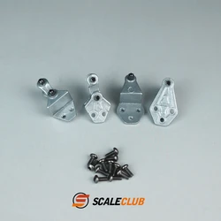 Scaleclub Model 1/14 Ciągnik Błoto Głowa Ciężarówka DIY Przednie zawieszenie Podnoszenie Końcówki Stalowe Końcówki Do Tamiya Lesu Do Scania Man