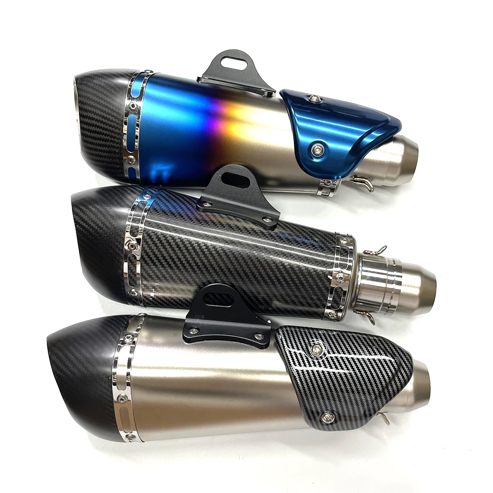 High Quality Slip - On 51mm Universal motorcycle exhaust alpha muffler with DB killer High Performance Hot Sale