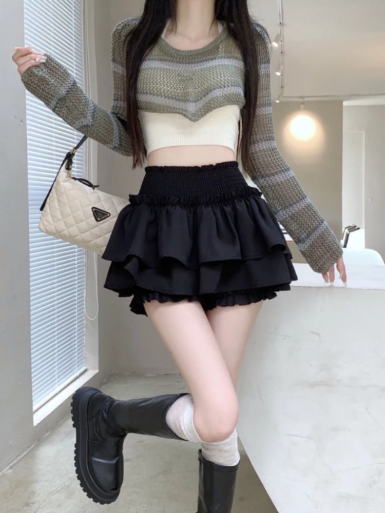 Röcke Frauen Party Süße Stil, Mode, Nette Mädchenhafte Sommer Ballkleid Casual Koreanische Mini Schöne Urlaub Clubwear Alle-spiel mujer