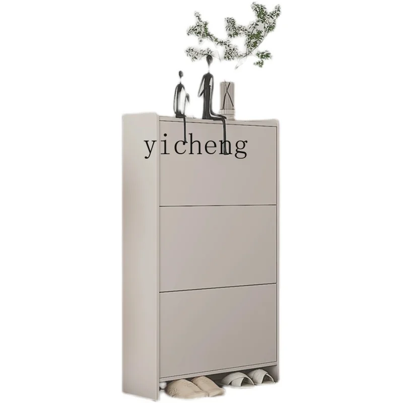 XL Ultra-Thin Tilting Shoe Cabinet Household Entrance Extremely Narrow Thin Entrance Cabinet