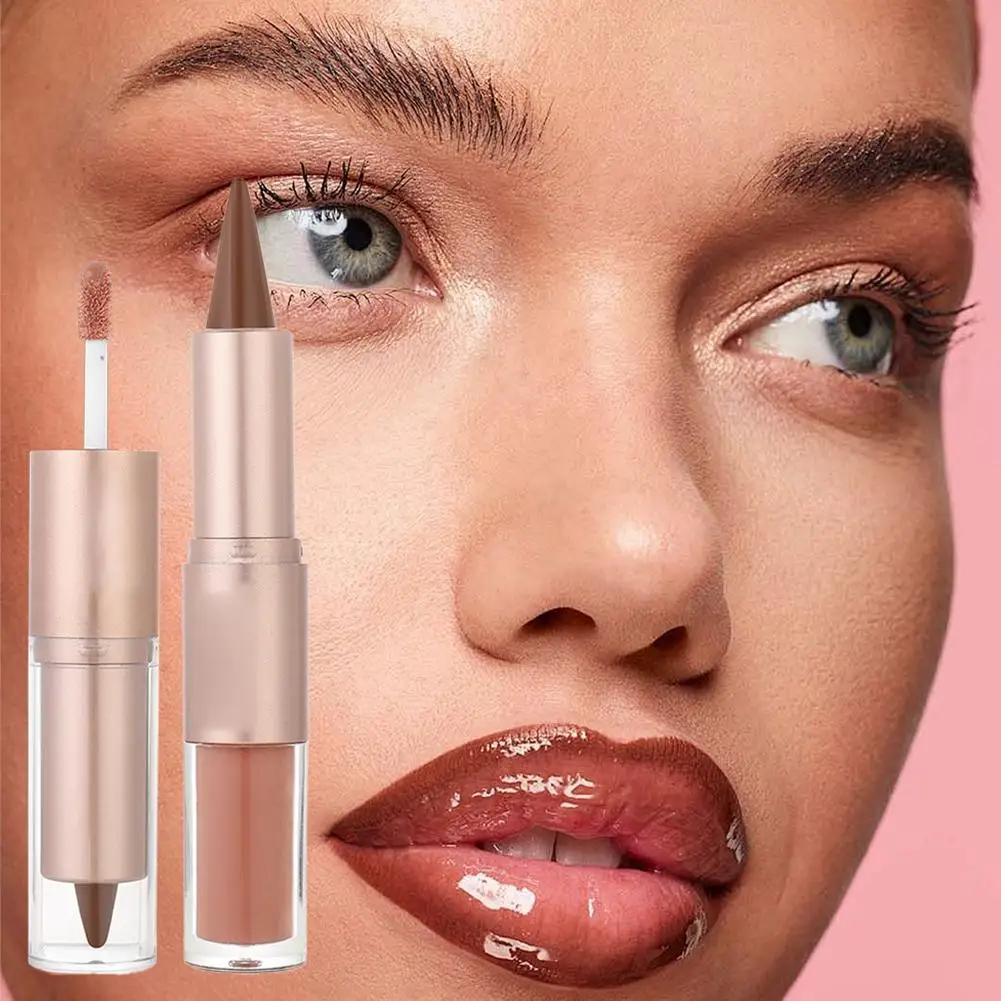 Chocolate Lip Glaze 5-teiliges mattes Samt-Lippenstift-Set, langlebig, wasserdicht, glatt, flüssig, Wasser, leicht, Lipgloss, Damen-Make-up