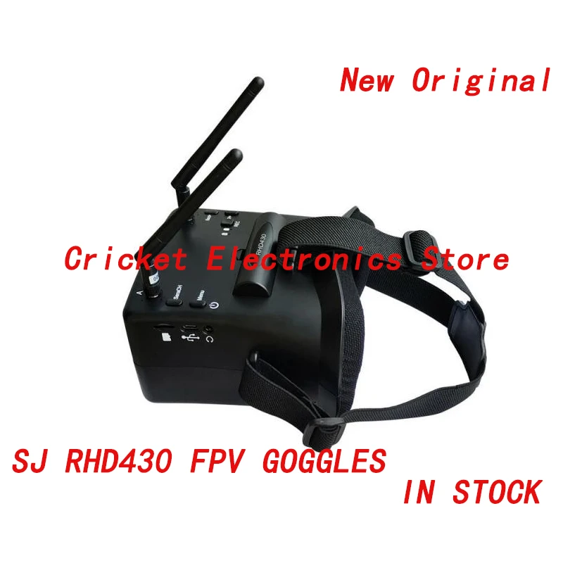 

SJ RHD430 FPV GOGGLES SJ RHD430 5.8G 800*480 4.3inch 40CH Diversity DVR FPV Goggles