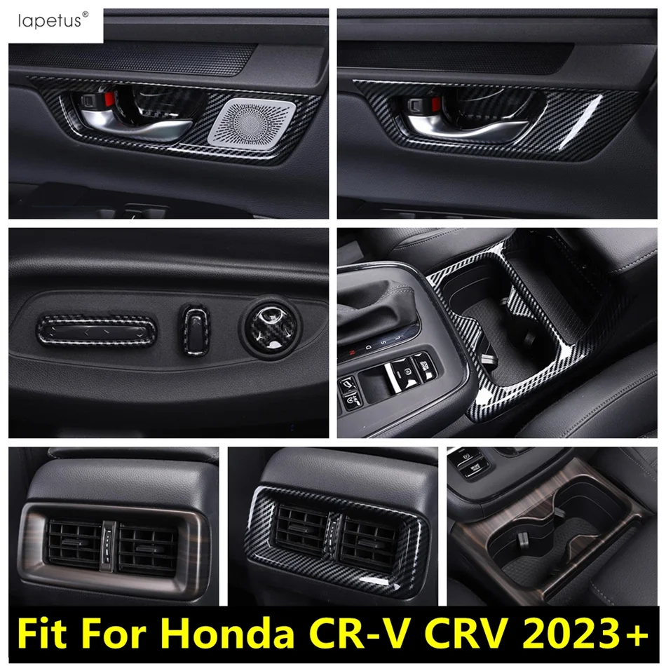 

Front Water Cup Handle Bowl Seat Adjust Panel Rear Armrest Air Vent Cover Trim For Honda CR-V CRV 2023 2024 Interior Accessories