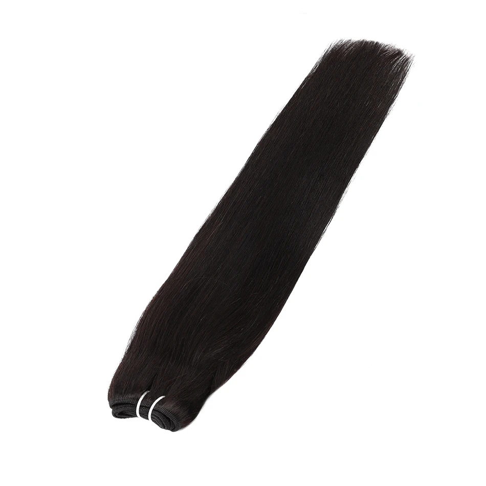 Recht Echt Menselijk Haar Weeft 100% Remy Menselijk Natuurlijk Haar Bundels Naaien Inslag Hair Extensions Ombre Blond Voor Salon
