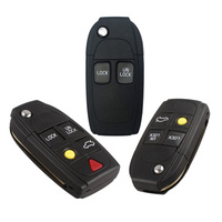 Dudely Modified Flip Folding Smart Remote Car Key Shell Fob Case For Volvo S40 S60 S70 S80 V40 V70 XC90 XC70 2 3 4 5 Buttons