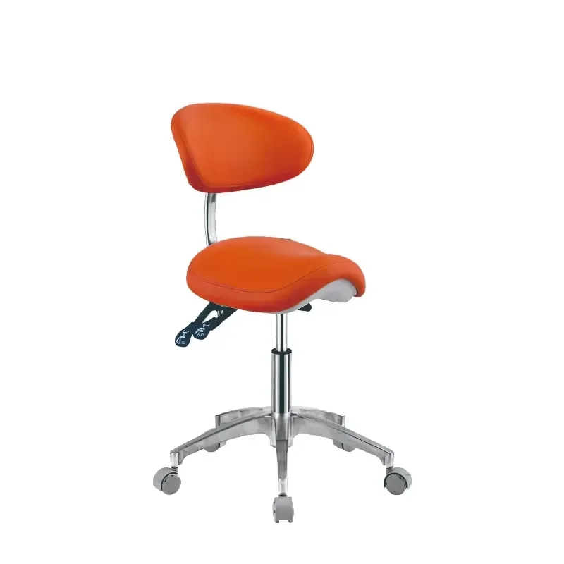 Modern Adjustable Height Medical Stool Electroplated Backrest Chair for Hospital Clinic Doctor Laboratory Use Professional