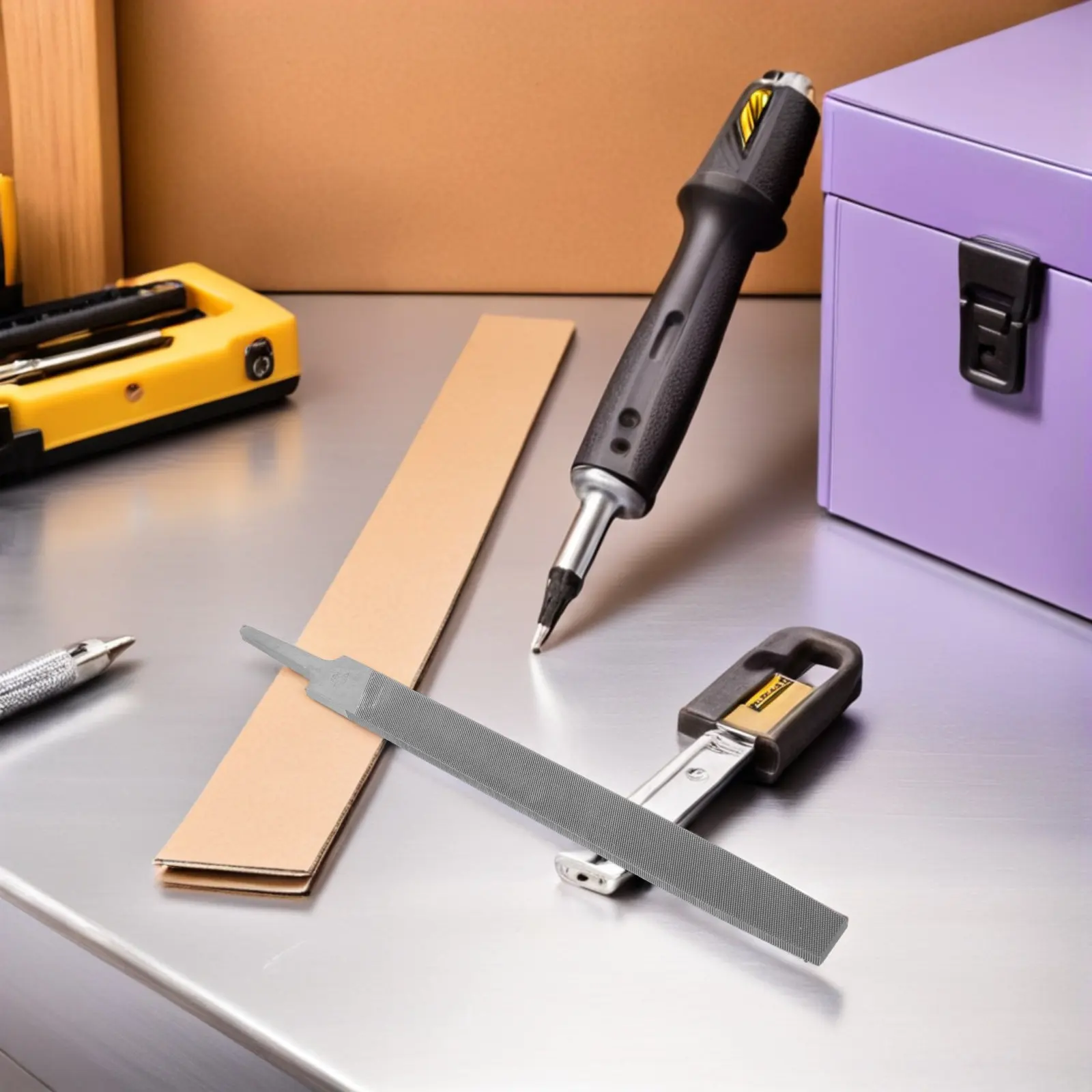 

Портативный эргономичный металлический инструмент для заточки кромки лыж и сноубордов 8 дюймов: для выравнивания кромки, контроля остроты и улучшения характеристик на льду