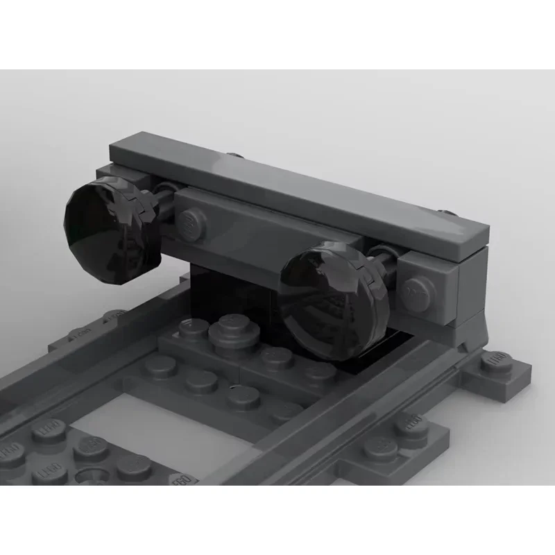 Spoorweg Trein Model Model Moc Bouwstenen Spoorweg Signaal Box Technologie Modulaire Blokken Geschenken Kerst Speelgoed DIY Montage