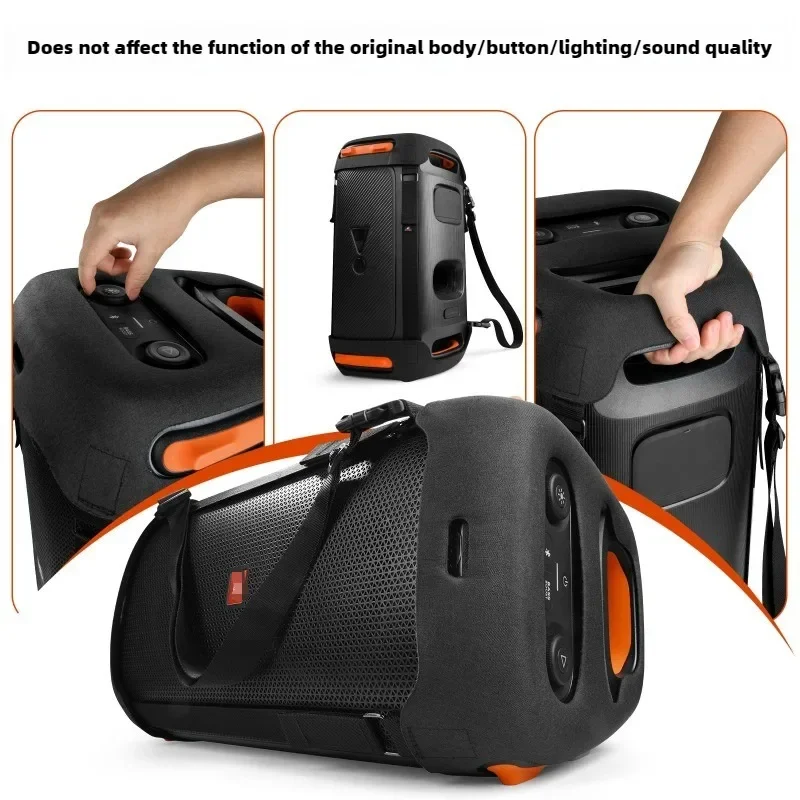 Txesign Travel Carrying Case For Partybox 110 Speaker EVA Protective Replacement Cover With Dual Shoulder Strap