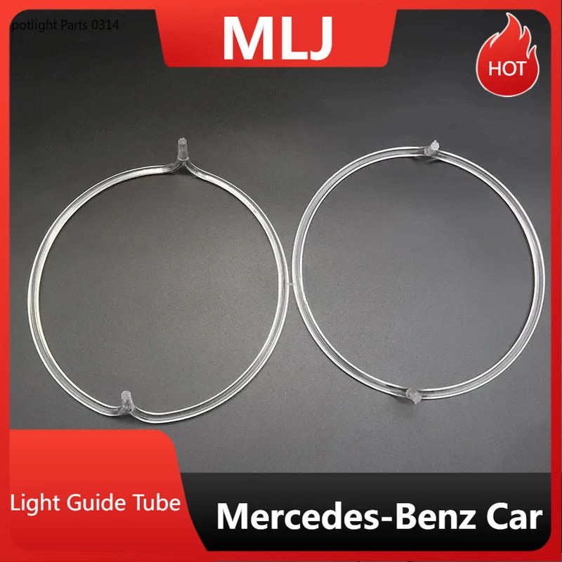 

For Mercedes Benz G-Class SUV G550 G60 G65 G500 2019-2024 DRL Light Guide Tube Car Headlight Angel Eyes Car Accessories