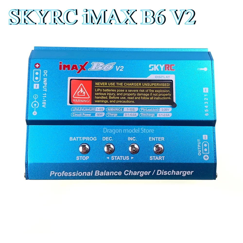 

SKYRC IMAX B6 V2 6A 60W Balance Charger Discharger for NiMH NiCD LiHV NiCd Li-ion Battery Charger for Mavic/Inspire Battery
