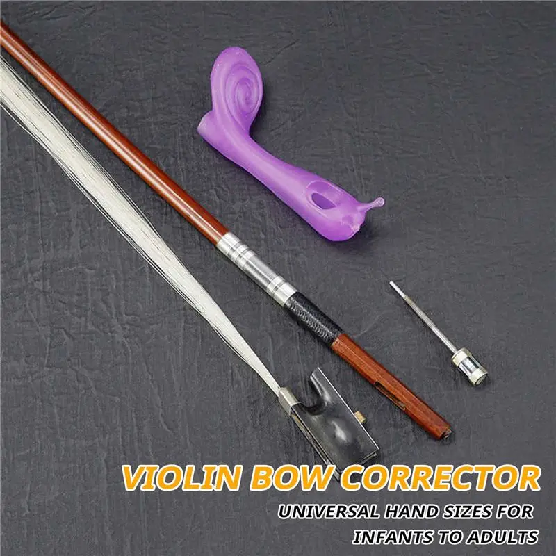 AED2-1/4 - 4/4 Violin Bow Grip Partner Violino Hold Violin Bow Posture Corrector Accessories Teaching Aid For Beginner