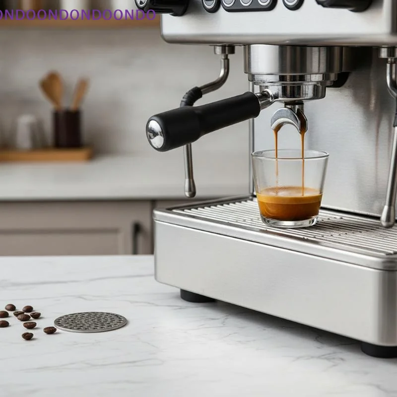 Stainless Steel Coffee Distribution Mesh With Double Filtration And Uniform Flow Perfect For Home Barista Daily Espresso Brewin