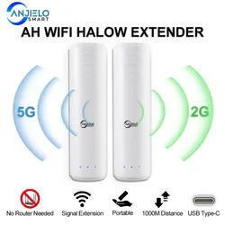 Amplificador de banda Dual para el hogar y la Oficina, extensor de largo alcance de 2,4g, 5g, estable, de alto rendimiento, para granja al aire libre, WIFI, portátil