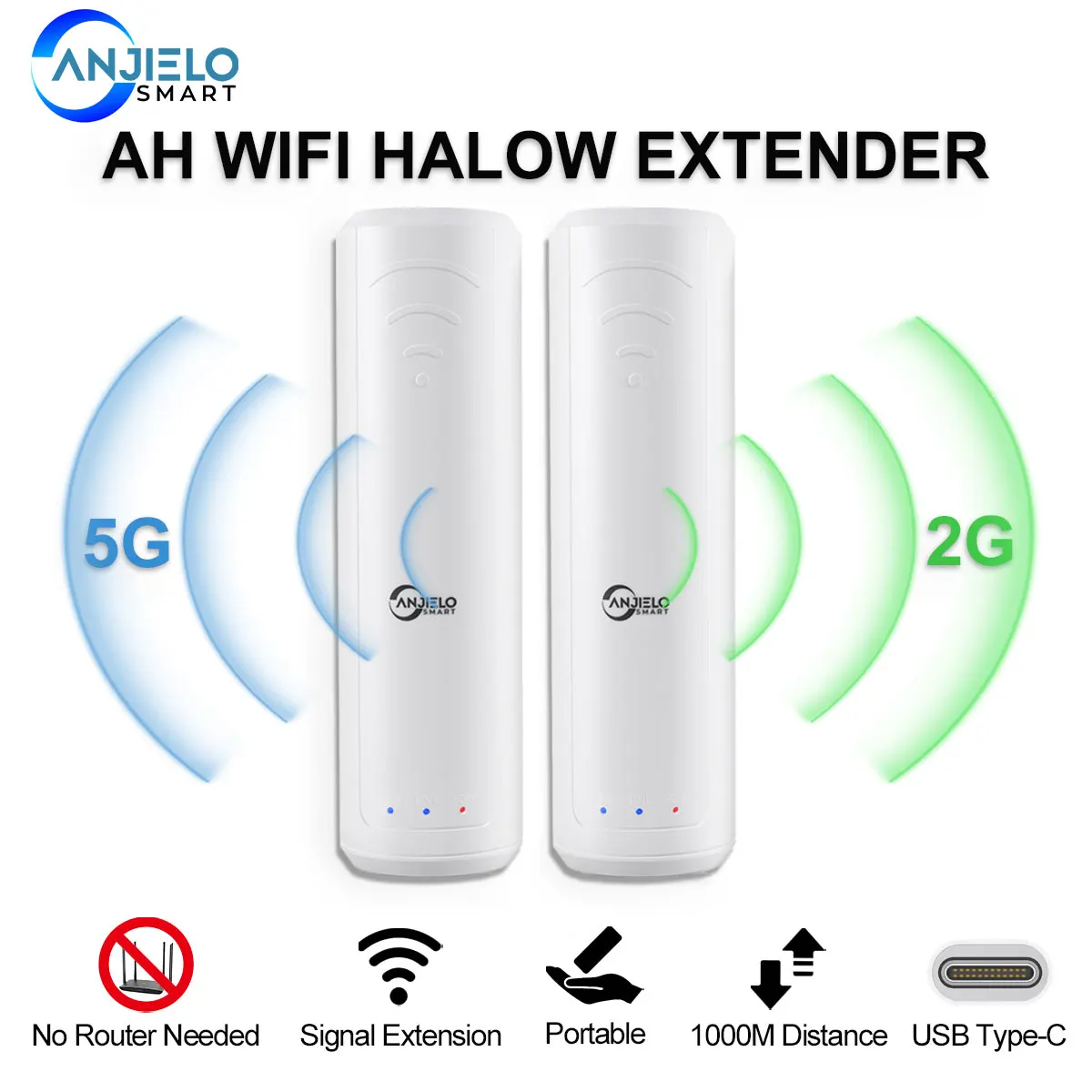 dual band 5g alto desempenho estavel home office ao ar livre fazenda faixa wifi halow extender amplificador de longa distancia portatil 24g 01