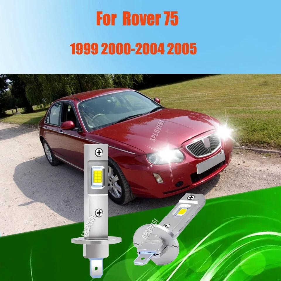 

H1 LED Headlight Hi Car Lights 1:1 Mini Size all-in-one wireless compact design For Rover 75 1999 2000 2001 2002 2003 2004 2005