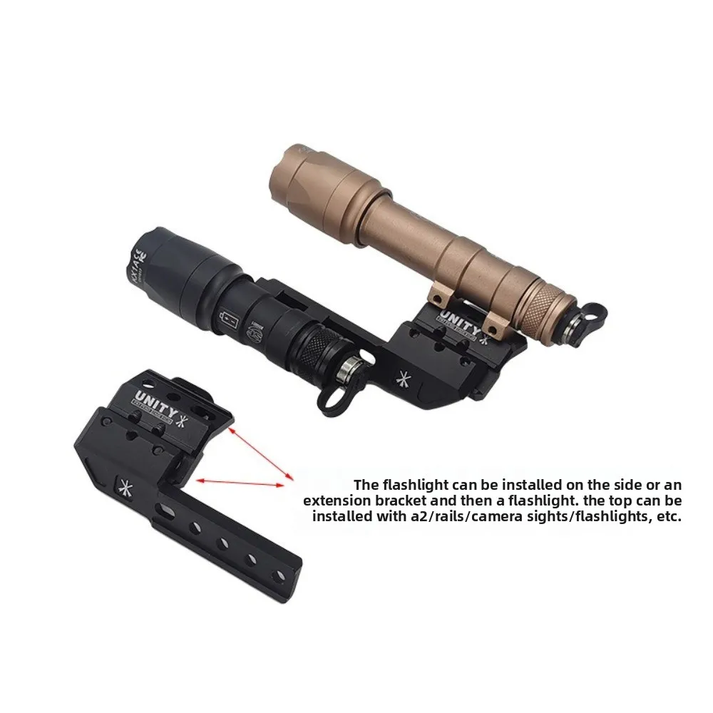 Bracket M300600 Flashlight Base Side 20mm Guide Rail UN Multifunctional Flashlight Bracket UNITY Metal