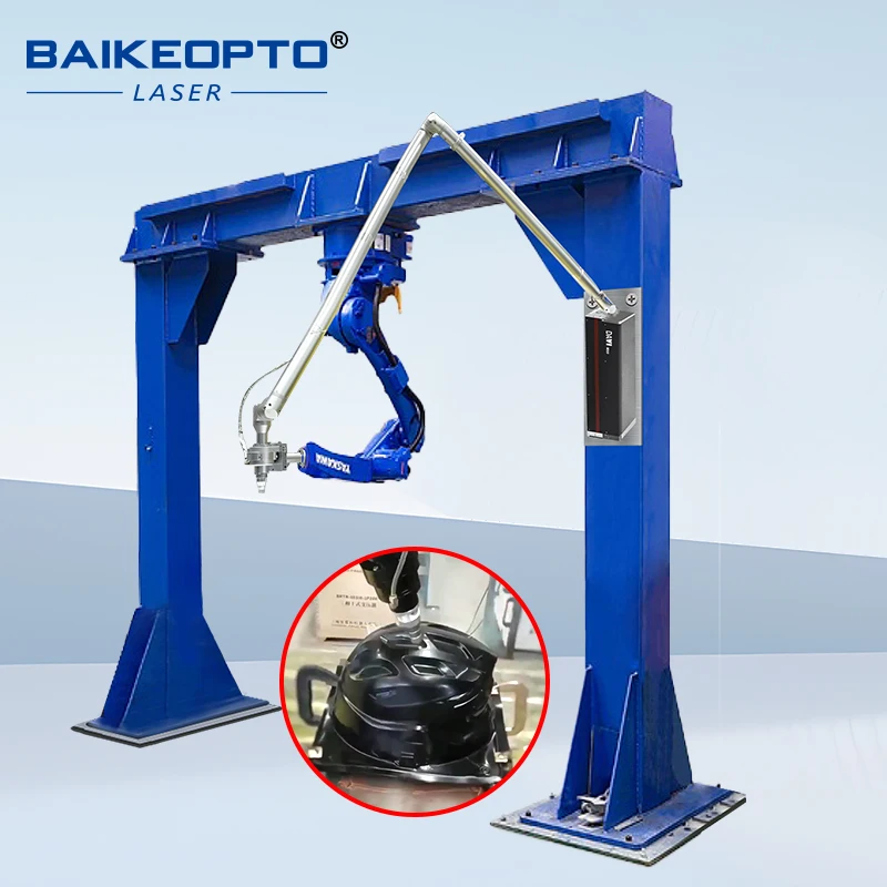 Machine de découpe 3D CO2 BK-J500L-GP25, conception modulaire pratique, traitement du PVC, Machine Laser 500W