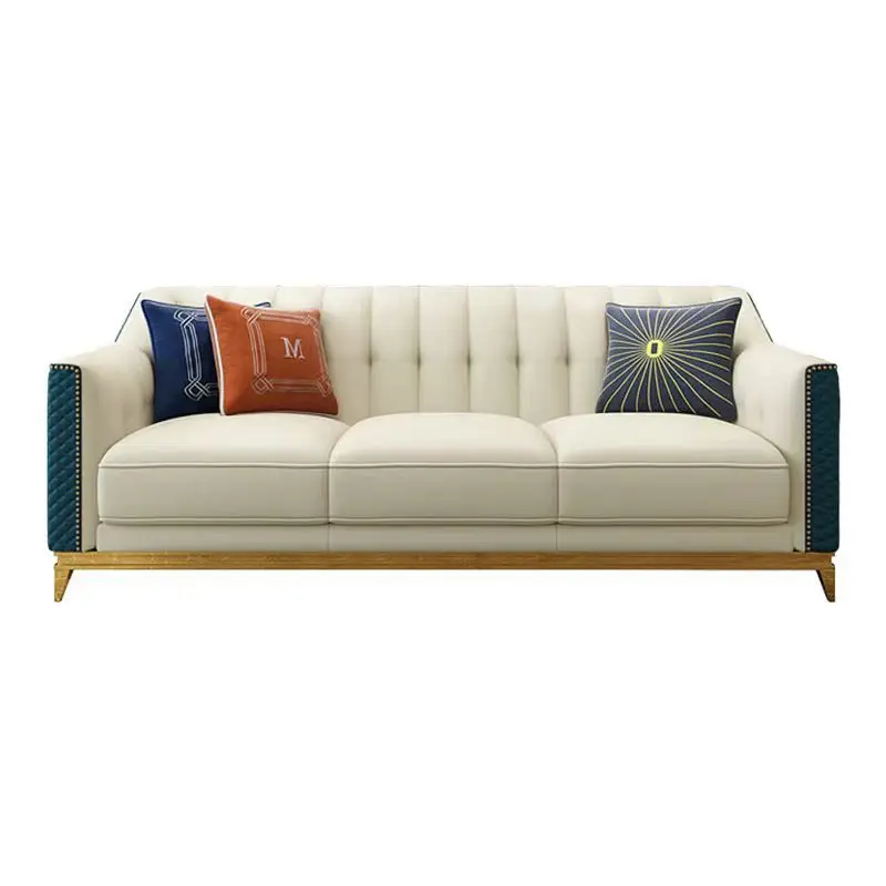 

Light luxury post-modern, American combination sofa, Italian living room furniture leather sofa