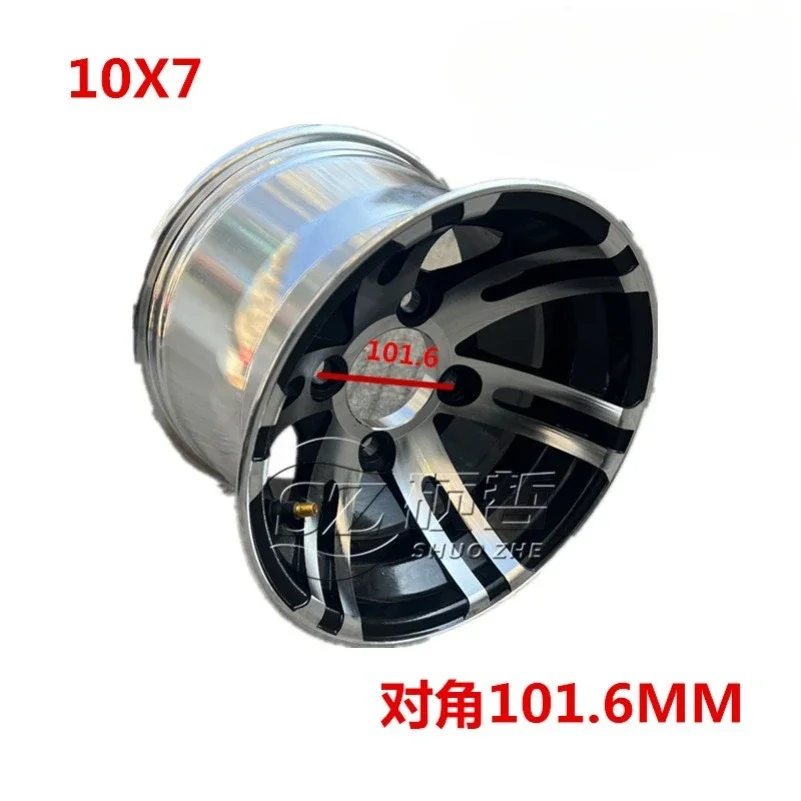 Four wheel beach bike aluminum  hub go-kart accessories 10/12/14 inch   Hole spacing 100 110 114.3mm