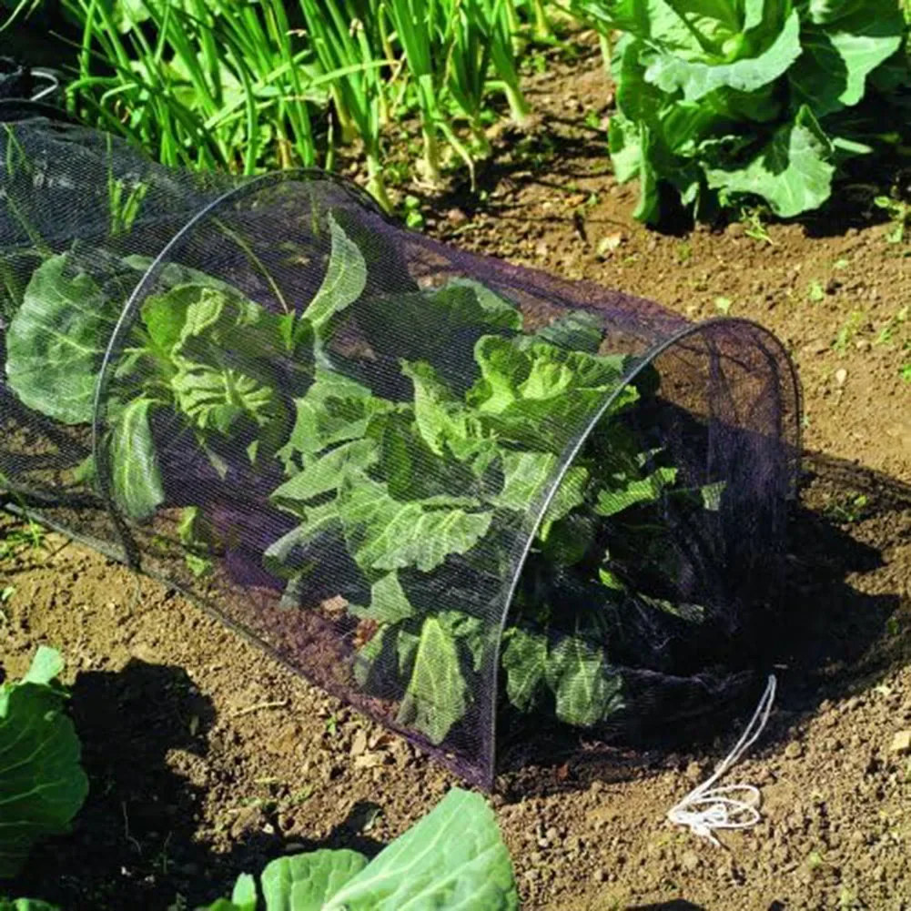 Garden Greenhouse Black Mesh Cover 300*45*45cm Weather Resistant Plant Cover Control Frost Shield Micromesh Material
