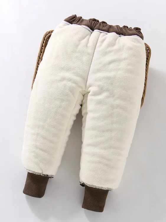 Pantalon en coton Thiened Fce pour enfants, hiver, nouveau, style coréen, superposé, isolé, décontracté, long, polyvalent...