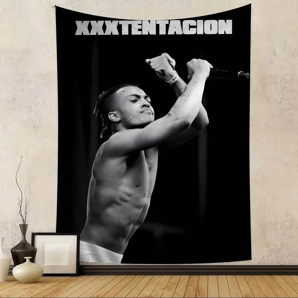 XXXTentacions 17 Cartoon-Wandteppich, Kunst, Science-Fiction, Raumdekoration, Wandbehang, Heimdekoration