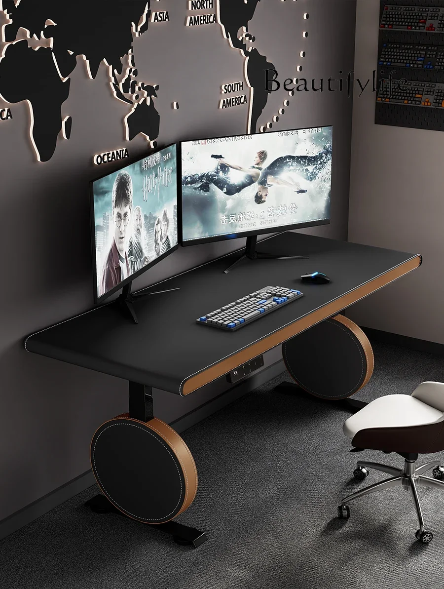 LNew Table élévatrice électrique bureau ordinateur Table établi Intelligent debout bureau e-sports Table