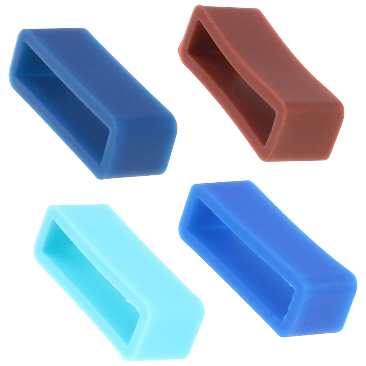 

8Pcs Watchband Rings Multicolor 18mm Sky-Blue Dark Blue Easy Use Smooth Fade Resistant Practical Buckle