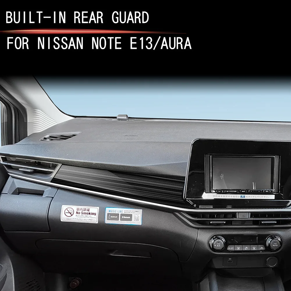

Для Nissan NOTE E13 Aura 2022-2024 салон автомобиля, крышка панели приборной панели, декоративные наклейки, автоаксессуары