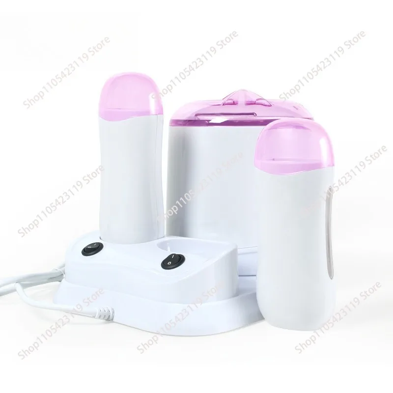 3-in-1 Dual Seat Roller Hair Removal Dual Use Hot Wax Machine 800ml Single Furnace Hair Removal and Wax Melting Machine